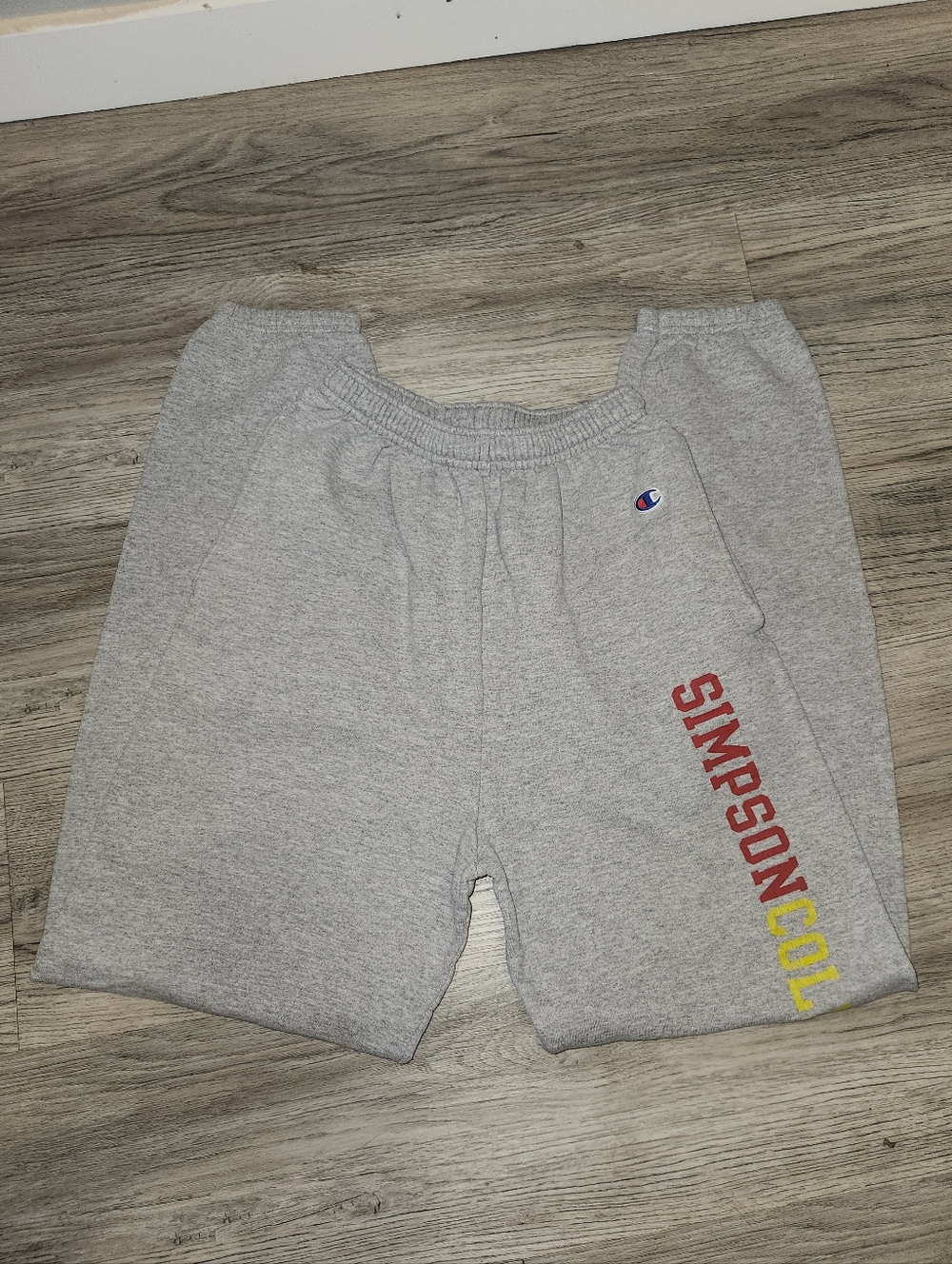 Grey Simpson College Storm Joggers | Small